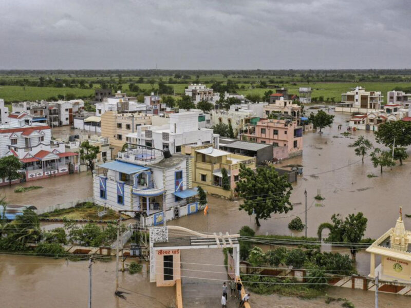 Gujarat Floods And Cyclone Asna Continues With Heavy Rainfall In Gujarat
